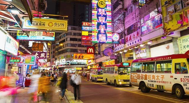 Temple Street Night Market Hong KOng