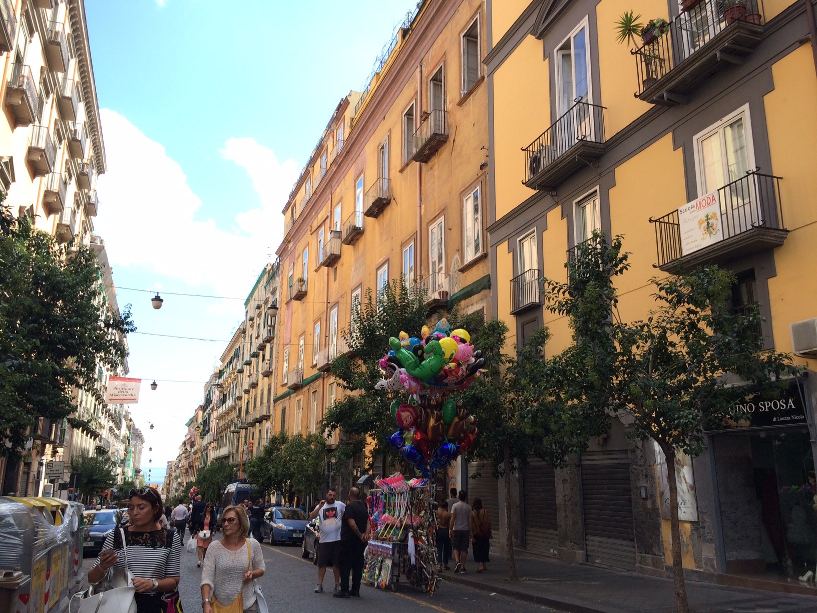 Street of naples